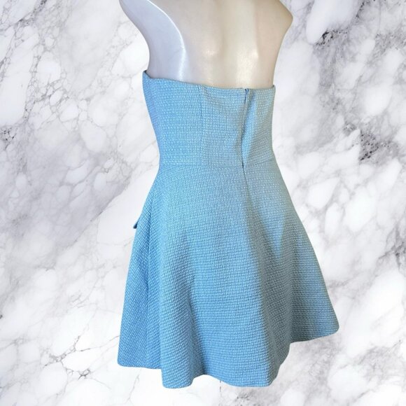 MORE TO COME Anwen Mini Dress Baby Blue - Picture 8 of 12